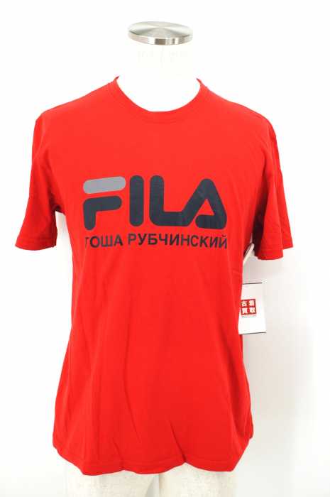Gosha Rubchinskiy×FILA （ゴーシャラブチンスキーフィラ） 17SS ロゴプリントTシャツ メンズ トップス