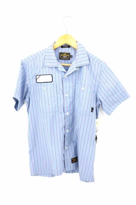 WTAPS （ダブルタップス） VATOS ストライプ柄 開襟シャツ メンズ トップス