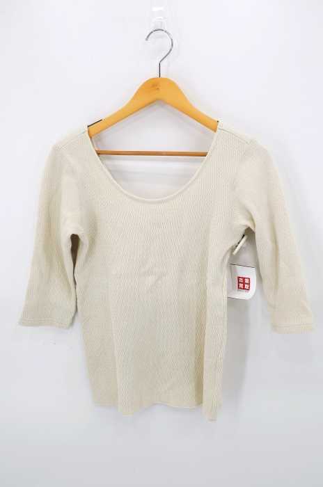 6（ROKU） BEAUTY＆YOUTH UNITED ARROWS（ロクビューティーアンドユースユナイテッドアローズ） BIG THERMAL U-NECK Uネック サーマルカットソー レディース トップス