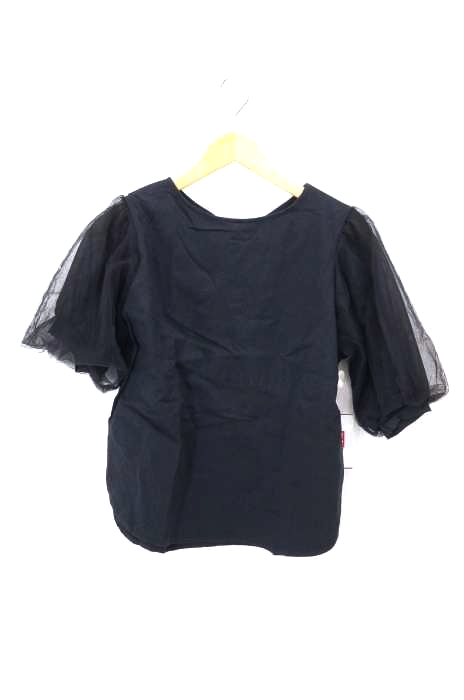 SIMPLICITE(シンプリシテェ) 20ss チュールスリーブプルオーバー レディース トップス