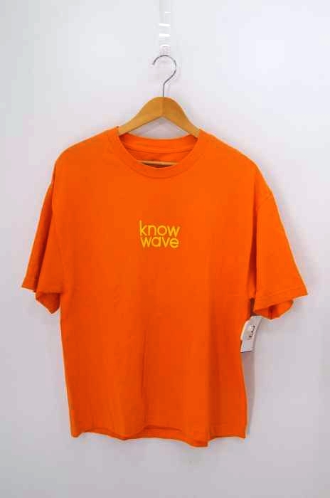 KNOW WAVE(ノーウェーブ) コットンロゴプリントTシャツ メンズ トップス
