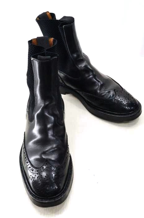 Trickers(トリッカーズ) イングランド製 ウイングチップサイドゴアブーツ メンズ シューズ