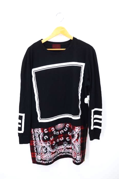 Danke schon.（ダンケシェーン） チェックレイヤードカットソー メンズ トップス