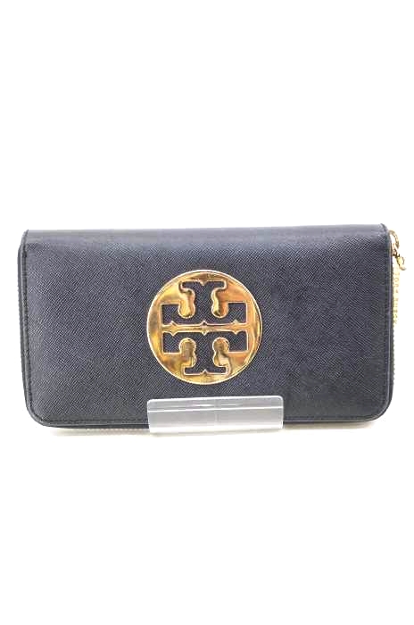 TORY BURCH（トリーバーチ） ラウンドファスナー ロゴ装飾 長財布 レディース 財布・ケース