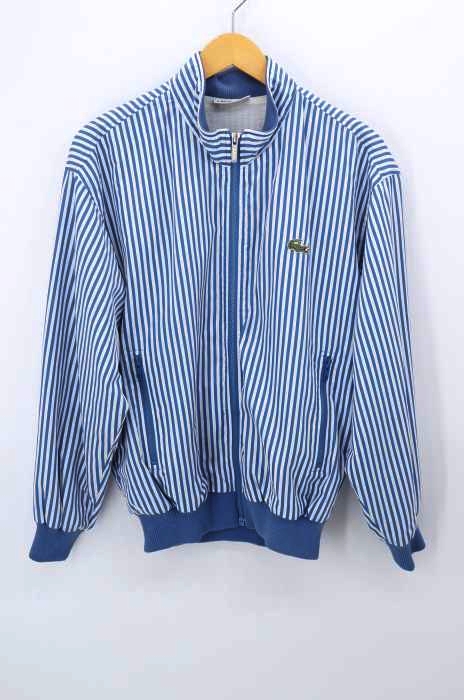 CHEMISE LACOSTE（シュミーズ ラコステ） ロゴ刺繍ストライプジップアップブルゾン メンズ アウター