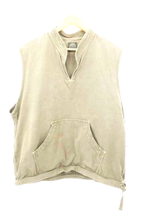 PORTER CLASSIC（ポータークラシック） POPLIN VEST 硫化染め ポプリンベスト メンズ トップス
