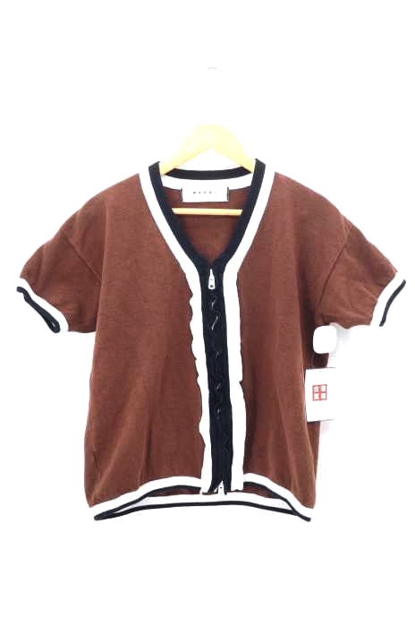 MARNI（マルニ） 10SS ジップアップコットンニット レディース トップス