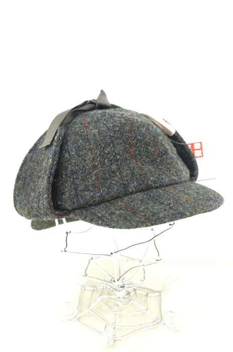 Harris Tweed（ハリスツイード） アジャスターつき　ディアストーカー　シャーロック メンズ 帽子