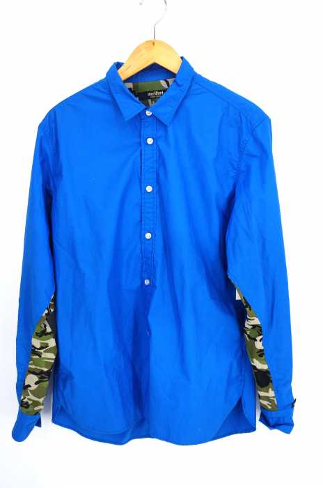 nari furi(ナリフリ) Typewriter ventilation shirt メンズ トップス