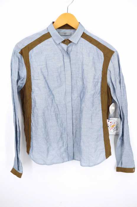 ohta （オオタ） stripe blouse ストライプ比翼デザインシャツ レディース トップス