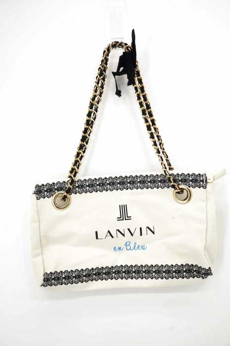 LANVIN en Bleu （ランバンオンブルー） チェーントートバッグ  