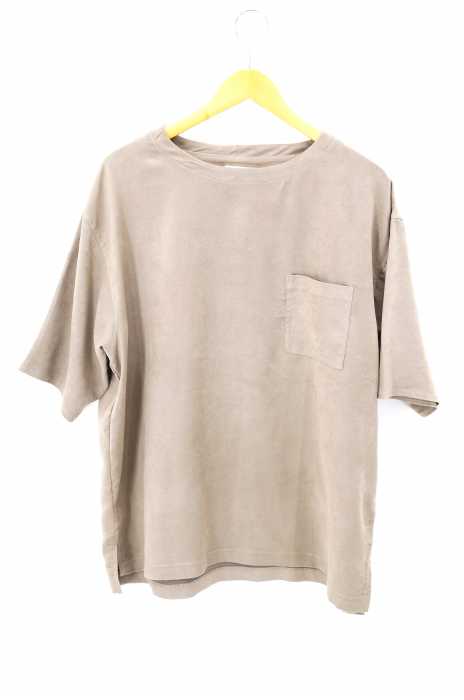 BEAUTY & YOUTH UNITED ARROWS  （ビューティーアンドユースユナイテッドアローズ） スエードタッチ ワイドフォルム ハーフスリーブ メンズ トップス