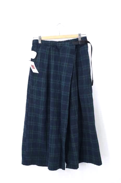 GRAMICCI / グラミチ　コットンリネン ラップフレアパンツ　チェック Gramicci（グラミチ）の「GRAMICCI / グラミチ コットンリネン
