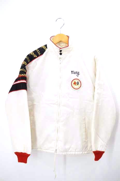 USED古着（ユーズドフルギ） Made in USA horizon sportswear convetteワッペンレーシングジャケット メンズ アウター