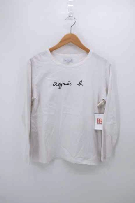 agnes b.(アニエスベー) ロゴプリント ロングスリーブTシャツ レディース トップス
