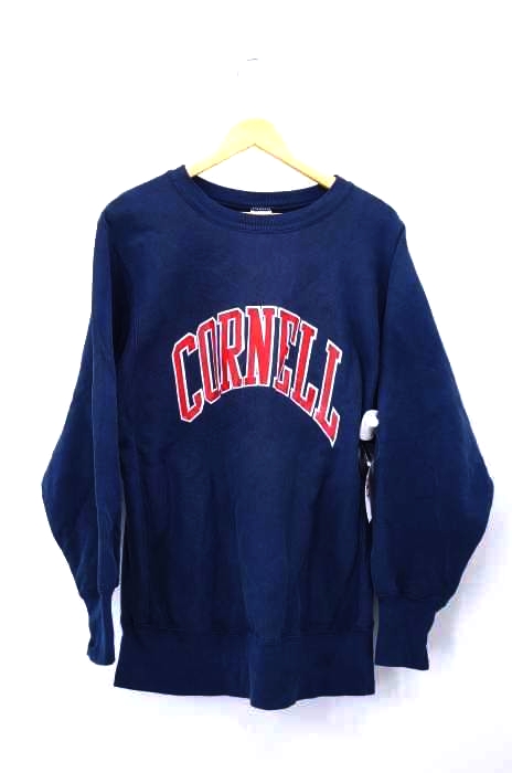Champion(チャンピオン) 90S 刺繍タグ REVERSE WEAVE CORNELI アーチ1段 ラバープリント スウェット メンズ トップス