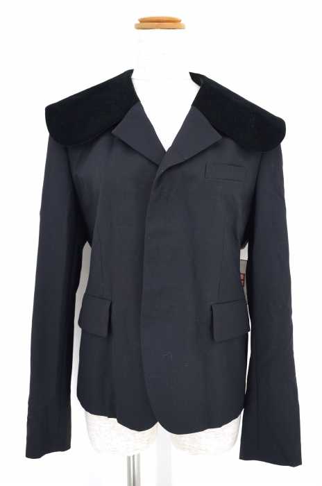 COMME des GARCONS COMME des GARCONS（コムデギャルソンコムデギャルソン） AD2016 ベロアカラーテーラードジャケット レディース アウター