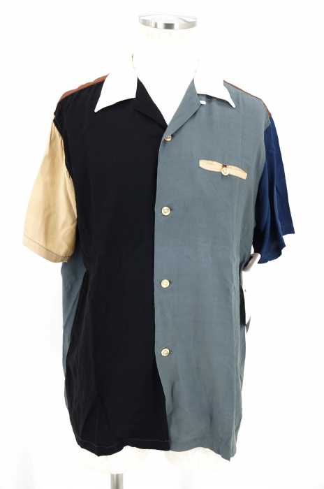 Style Eyes （スタイルアイズ） RAYON BOWLING SHIRT PLAIN メンズ トップス