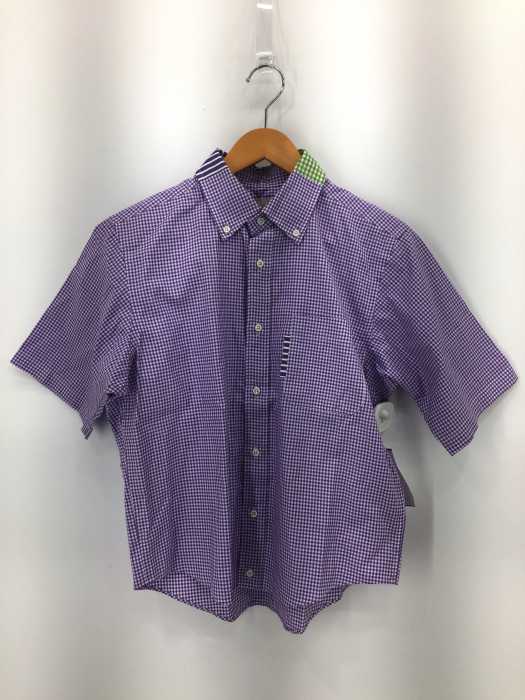 MORIKAGE SHIRT KYOTO(モリカゲシャツキョウト) チェック柄切替本袖ボタンダウンシャツ レディース トップス
