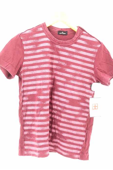 tricot COMME des GARCONS （トリココムデギャルソン） AD2003 ラメ ボーダー クルーネックTEE レディース トップス