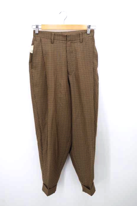 BEAMS BOY（ビームスボーイ） ワンプリーツ ポリエステル テーパード パンツ レディース パンツ