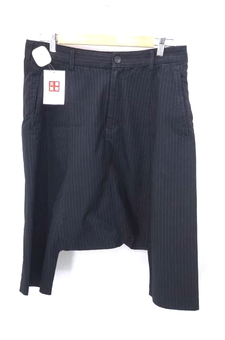 BLACK COMME des GARCONS（ブラックコムデギャルソン） AD2010 ストライプサルエル パンツ メンズ パンツ