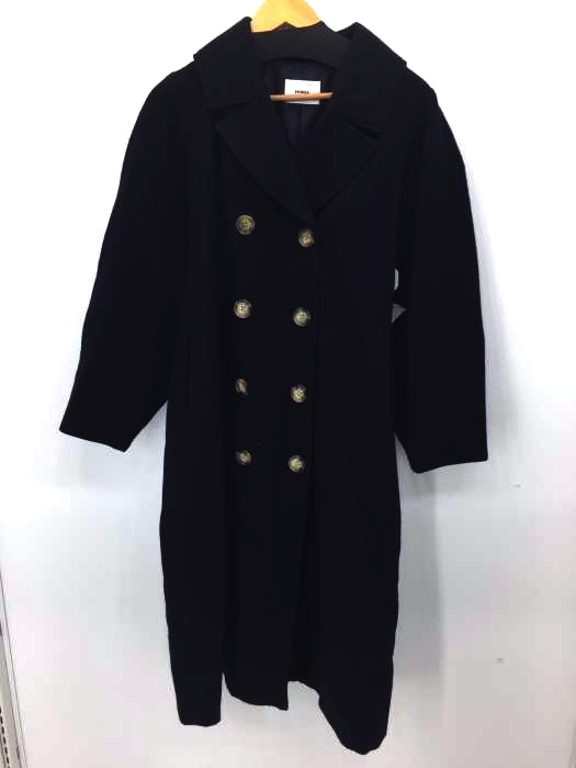 MURUA(ムルーア) ヘリンボーンダブルコート レディース アウター