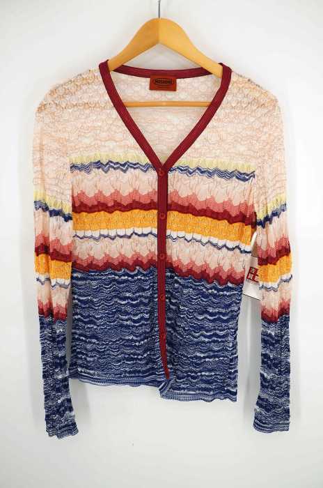 MISSONI（ミッソーニ） マルチカラーボーダーカーディガン レディース トップス