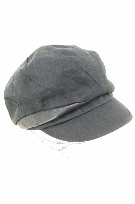CA4LA （カシラ） レザー切替 リネンキャスケット レディース 帽子