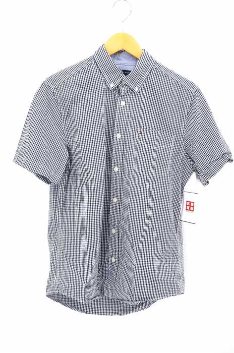 TOMMY HILFIGER (トミーヒルフィガー) ブロックチェック柄 ボタンダウンシャツ メンズ トップス