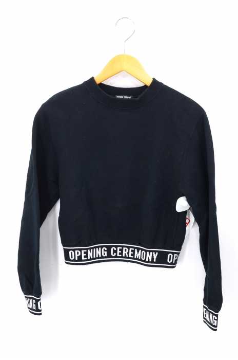 OPENING CEREMONY（オープニングセレモニー） リブロゴ クルーネックスウェット レディース トップス