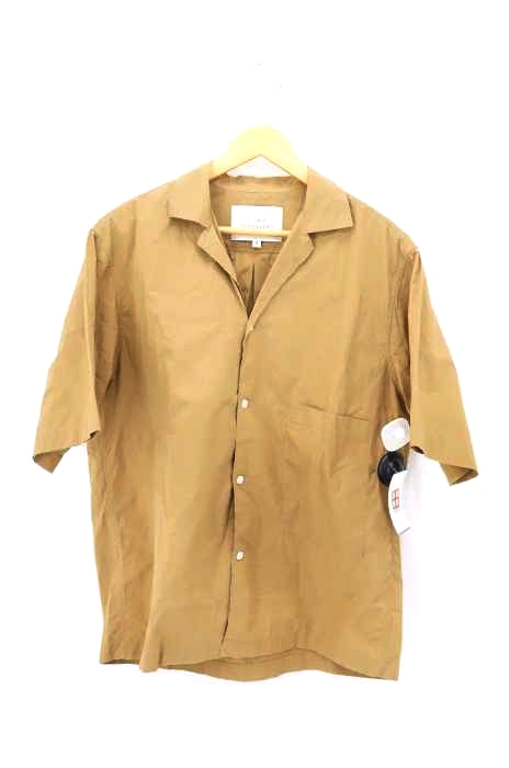STUDIO NICHOLSON（スタジオニコルソン） COCKLE SHIRT SAND メンズ トップス