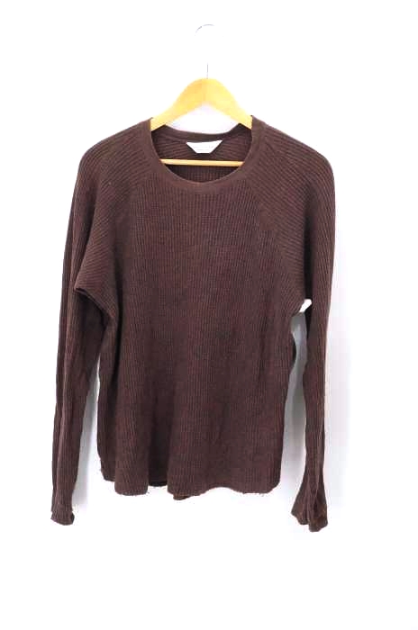 UNUSED（アンユーズド） long sleeve waffle t-shirt メンズ トップス