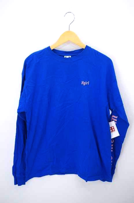 X-girl(エックスガール) 袖プリントロングスリーブTシャツ レディース トップス