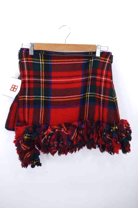 COMME des GARCONS（コムデギャルソン） 00aw Hard & Forceful期 タータンチェック フリル巻きスカート レディース スカート