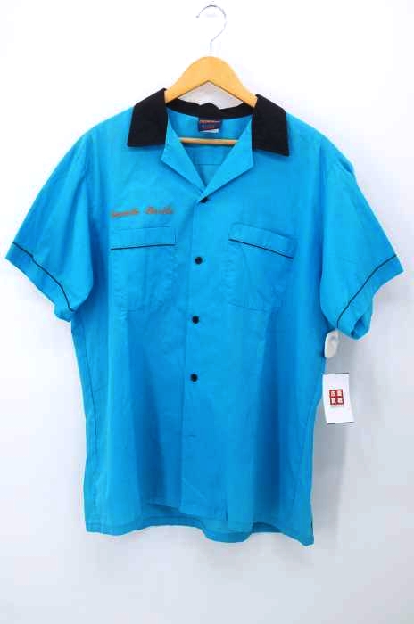 HILTON(ヒルトン) 80S USA製 バックレコードプリント ボーリングシャツ メンズ トップス