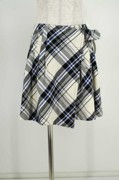 BURBERRY BLUE LABEL（バーバリーブルーレーベル） ベルト付きチェック柄スカート レディース スカート
