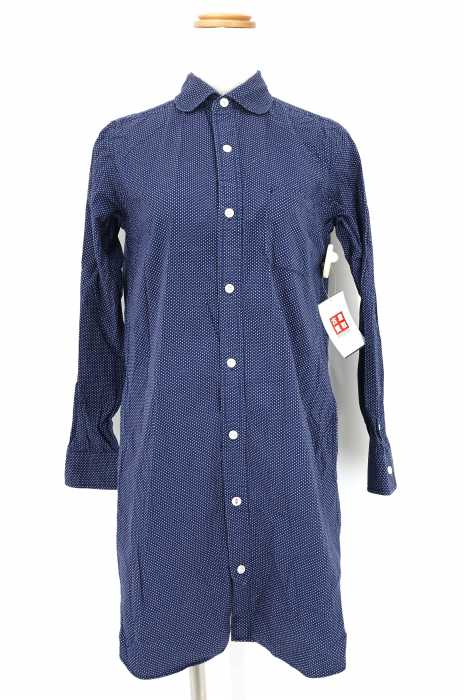 BEAMS BOY （ビームスボーイ） ドット柄シャツワンピース レディース ワンピース