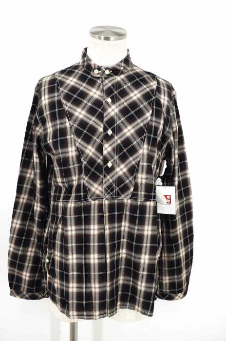 nonnative（ノンネイティブ） WANDERER SHIRT – COTTON OMBRE CHECK メンズ トップス