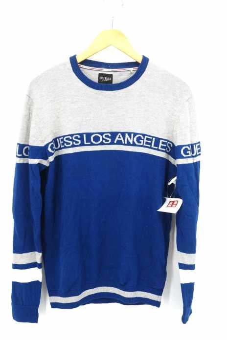 GUESS los angeles（ゲスロサンゼルス） クルーネックニット メンズ トップス