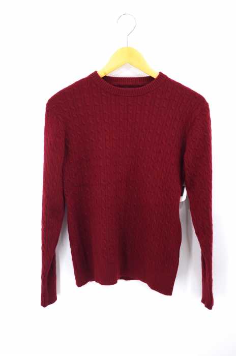 BEAMS  （ビームス） カシミヤ ケーブル クルーネックニット メンズ トップス