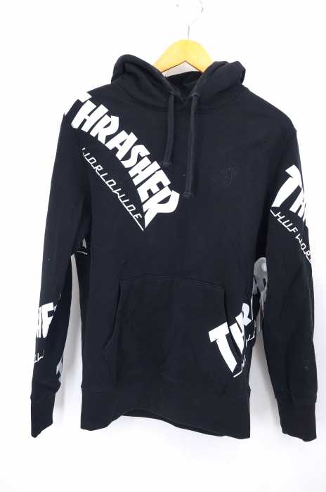 HUF × THRASHER(ハフ スラッシャー) TDS ALLOVER HOOD メンズ トップス
