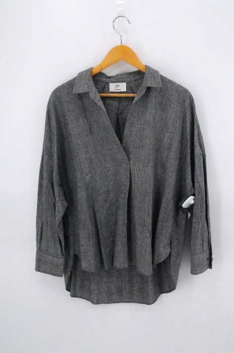1er Arrondissement（プルミエアロンディスモン） グレンチェックフォルムシャツ レディース トップス
