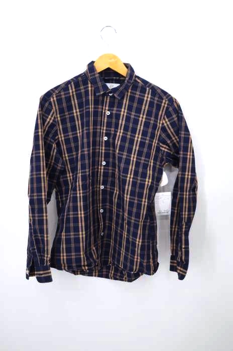 417 by EDIFICE（フォーワンセブンバイエディフィス） 20SS チェック柄長袖シャツ メンズ トップス