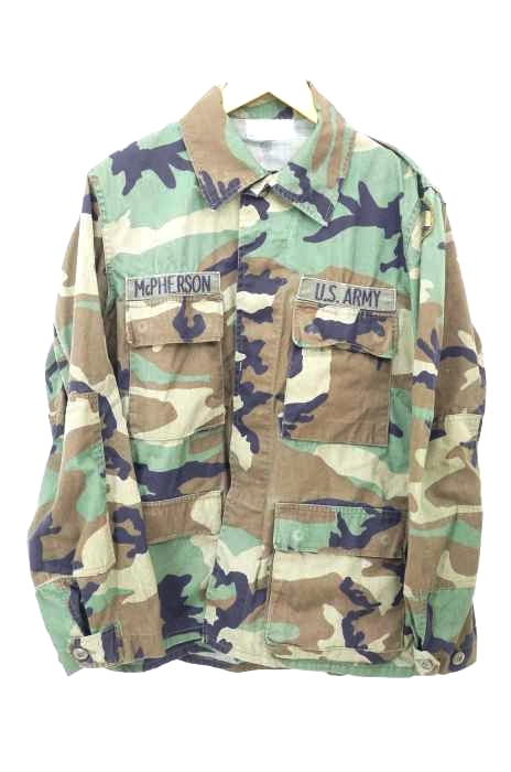 U.S.ARMY（ユーエスアーミー） ウッドランドカモ BDU ミリタリーシャツ メンズ トップス