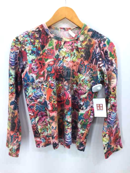 COMME des GARCONS（コムデギャルソン） コットンポリ総柄カットソー メンズ トップス