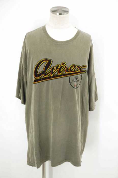 AVIREX（アヴィレックス） ロゴプリントオーバーサイズTシャツ メンズ トップス