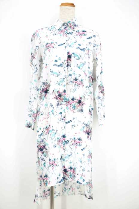 ZARA BASIC (ザラベーシック) 花柄シャツワンピース レディース ワンピース