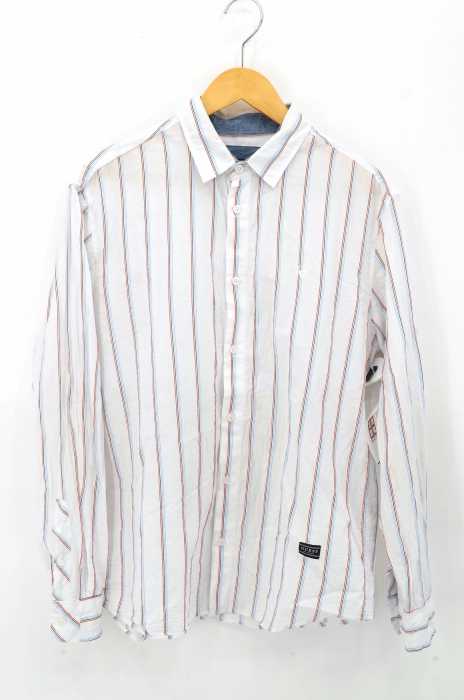 GUESS los angeles（ゲスロサンゼルス） STRIPE SHIRT メンズ トップス