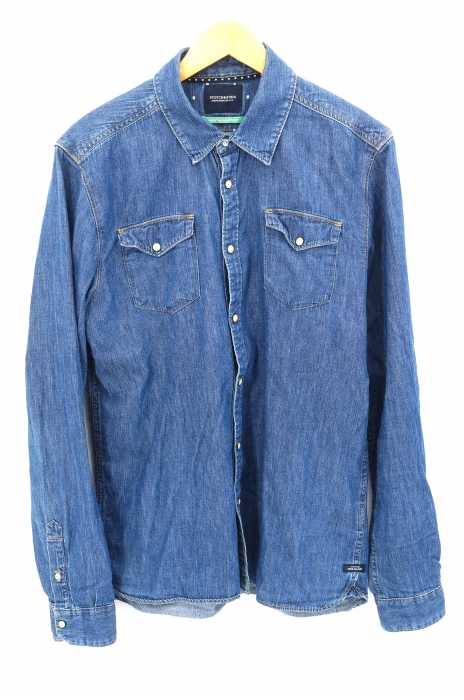 SCOTCH&SODA(スコッチアンドソーダ) スナップボタン デニムシャツ メンズ トップス